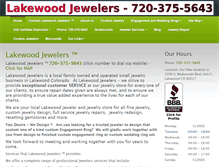 Tablet Screenshot of lakewoodjewelers.com